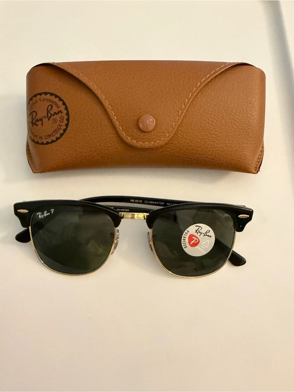 Ray-Ban Clubmaster RB3016 Polarized Sunglasses